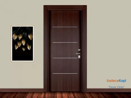 ado 1134 dark walnut hotel door with horizontal cnc