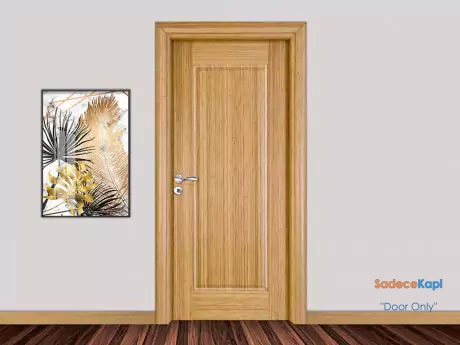 bamboo color single core natural wood veneer door