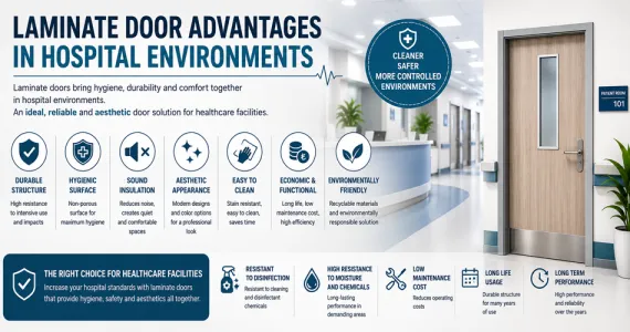 Benefits of Using Laminate Doors in Hospital Entrances