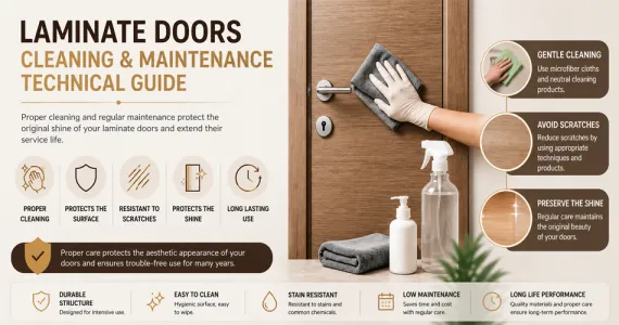 Cleaning and Maintenance of Laminate Doors