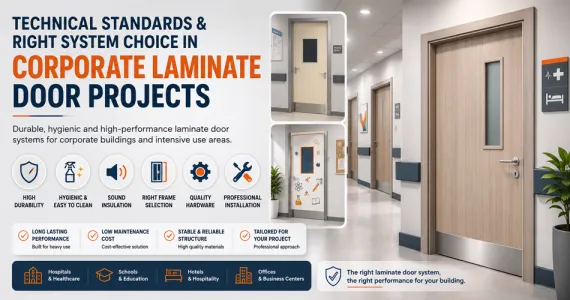 Corporate Laminate Door Solutions: Durable and Hygienic Door Systems Tailored for Projects