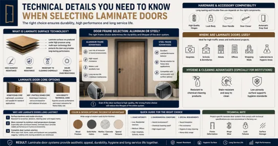 What Is a Laminate Door? Durable, Hygienic, and Modern Door Solutions