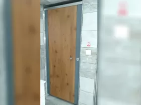 alüminyum kasalı laminat wc kapısı