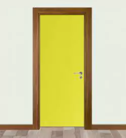 3146 teak kasalı laminat hastane kapısı
