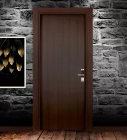 ado 500 koyu ceviz otel kapısı