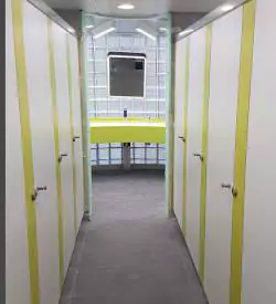 çift renk compact laminat wc kabinleri