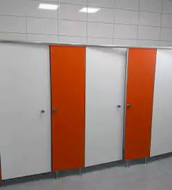 çift renk compact laminat wc kabinleri