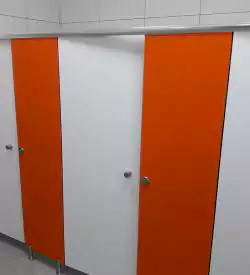 çift renk compact laminat wc kabinleri