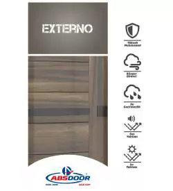 externo kabartmalı daire giriş çelik kapı