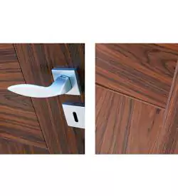 pelesenk doğal ahşap kaplama kapı
