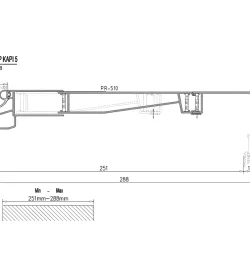 Aluminum Door Frame 25-28Cm - Durable & Flexible Solution