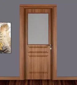 Ado Door Model 301 Wooden Door With Glass