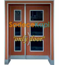 Double Leaf 511 Model Building Entrance Door