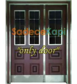 Double Leaf G508 Building Steel Door