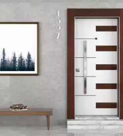 Dream Piano Patterned Steel Door