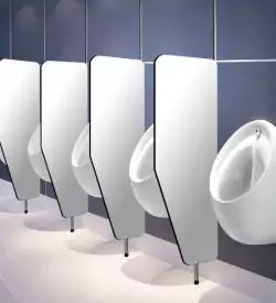 Classic Model Compact Laminate Urinal Partitions