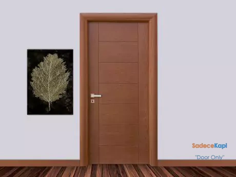 cherry color h pattern natural wood veneer door