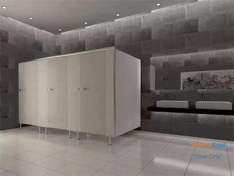 çift renk compact laminat wc kabinleri