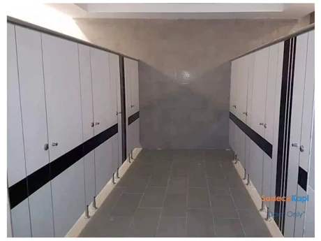 çift renk compact laminat wc kabinleri
