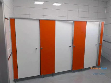 çift renk compact laminat wc kabinleri