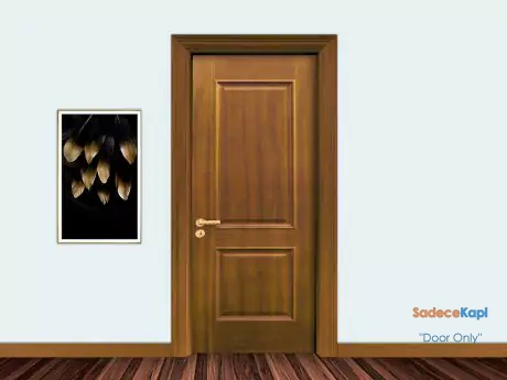 golden teak two core natural wood veneer door