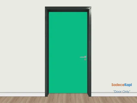 green jade anthracite steel framed laminated door