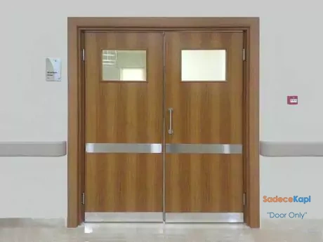 laminate frame and double leaf hospital doors