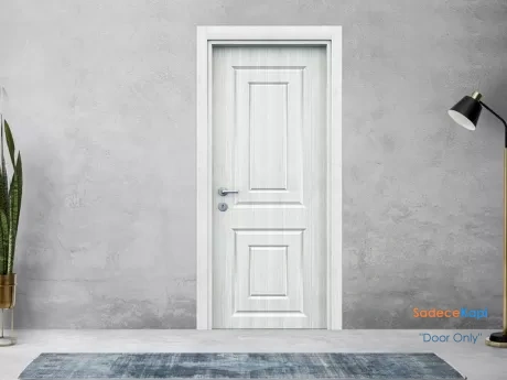 light oak two double hub pvc interior door