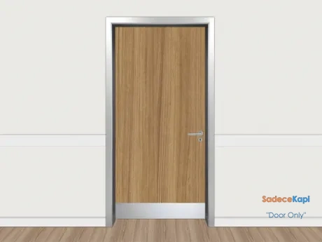 marblemount walnut aluminum framed kick plate laminate door