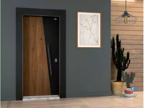 moda wooden patterned apartment entrance door