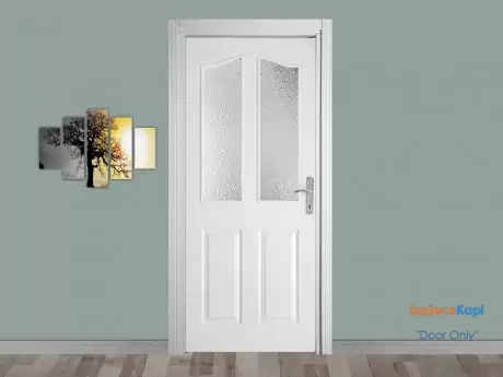 model 02 half glass american door