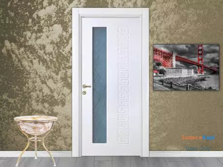 model 2030 versace patterned and glazed membrane door