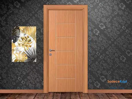 model 2040 bamboo color jointed membrane door