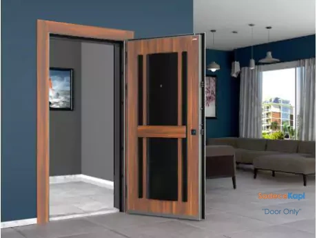 perla wooden patterned apartment entrance door