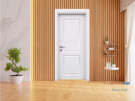 soft white two core pvc interior room door