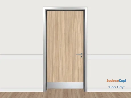 vista teak colored aluminum frame laminated door