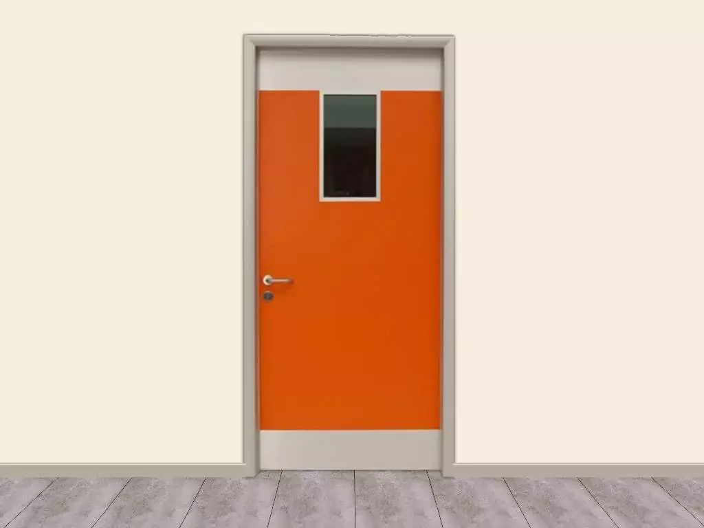 sac kasalı camlı laminat kapı