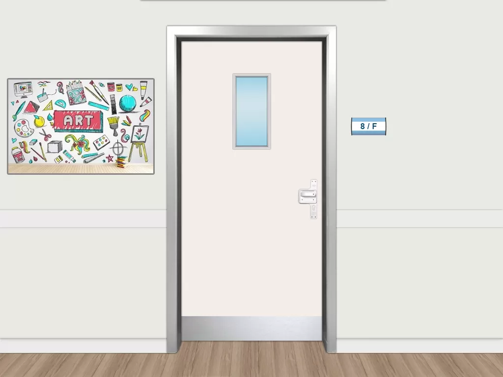 alüminyum kasalı camlı laminat kapı