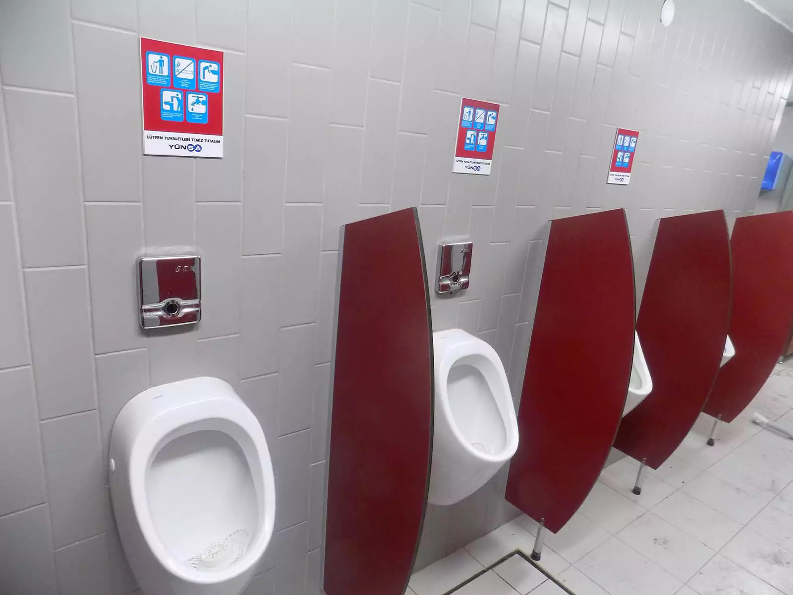 compact laminate urinal partitions