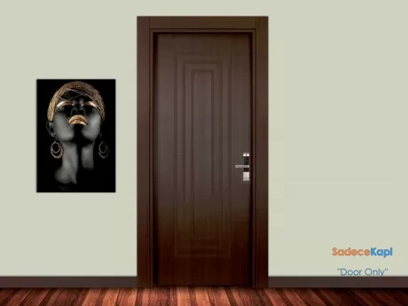 ado 360 koyu ceviz renkli kart okumalı kompozit otel kapısı