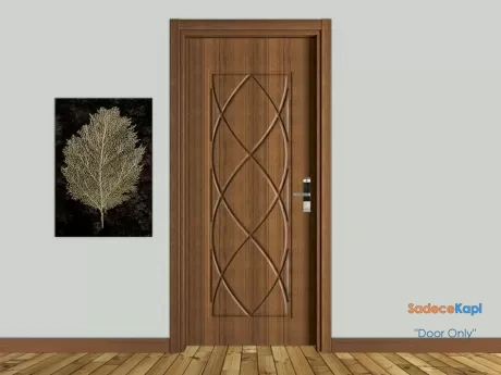ado 700 teak renkli kart okumalı otel kapısı