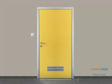 aluminyum kasali laminat hastane kapisi