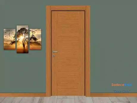 bambu renkli camsiz panel melamin kapi