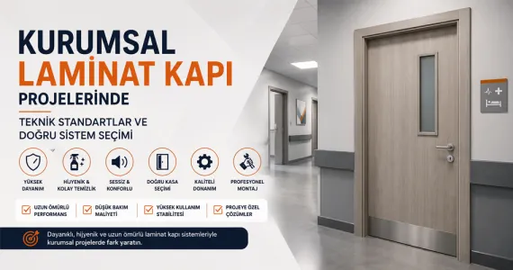Kurumsal Laminat Kapı Çözümleri: Projelere Özel Dayanıklı Ve Hijyenik Kapı Sistemleri