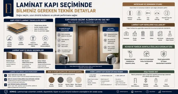 Laminat Kapı Nedir? Dayanıklı, Hijyenik Ve Modern Kapı Çözümleri