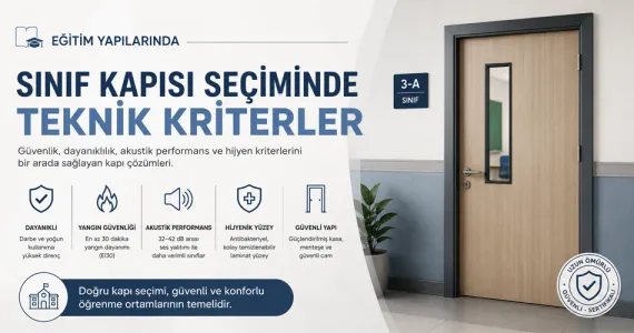 Okullarda Sınıf Kapıları Nasıl Olmalıdır?