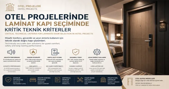 Otellerde Laminat Kapı Kullanımı