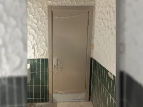 itme çekme kollu kompozit kapı