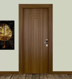 ado 360 teak renkli kart okumalı kompozit otel kapısı