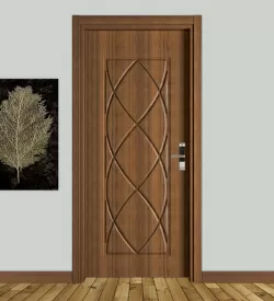 ado 700 teak renkli kart okumalı otel kapısı